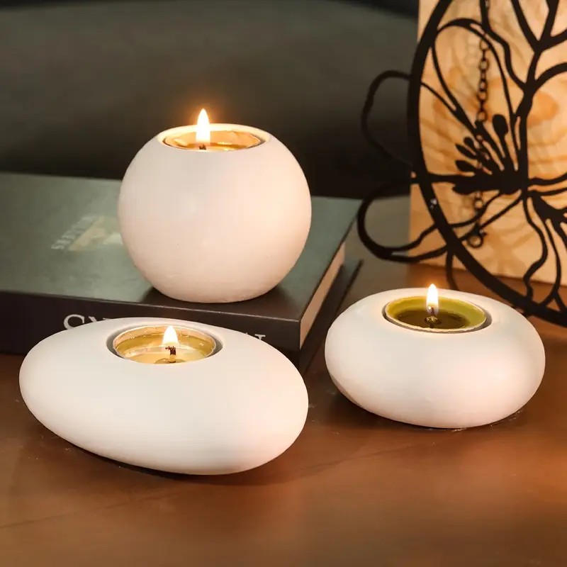 Candle Making Things - Tealight Candle Holder Resin Silicone Mold,