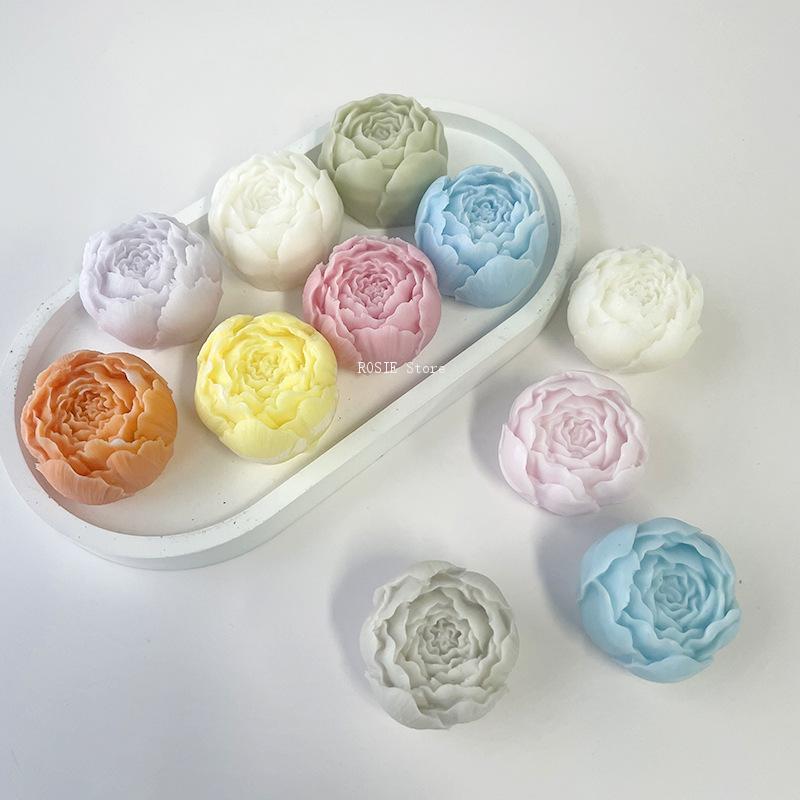 Candle Making Business - 3D Peony Flower Silicone Mold Aromatherapy