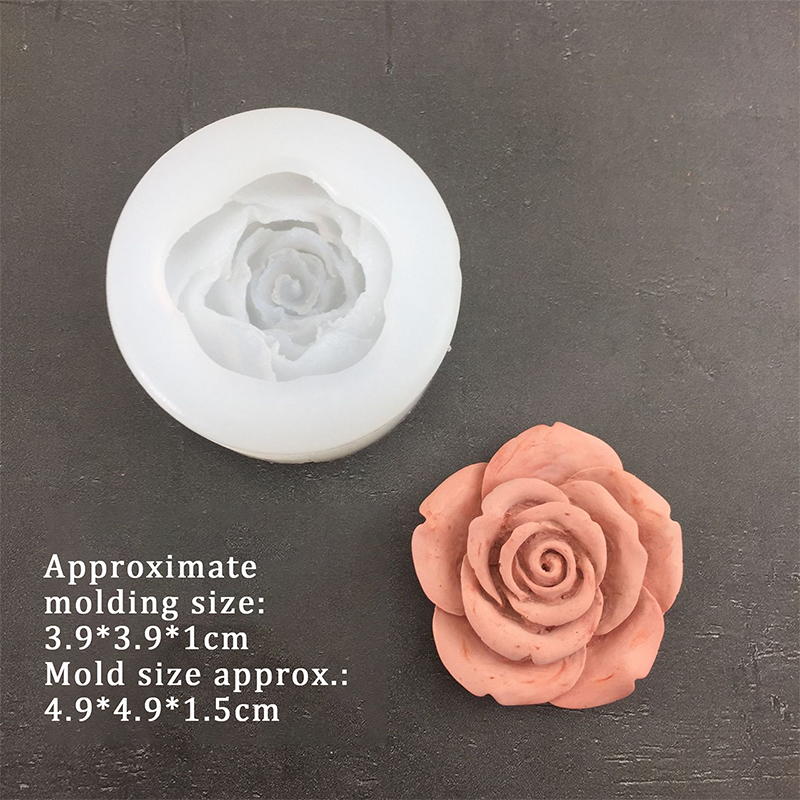 3D Rose Flower Shape Leaf Sili - đánh giá và giá Candle Making Business