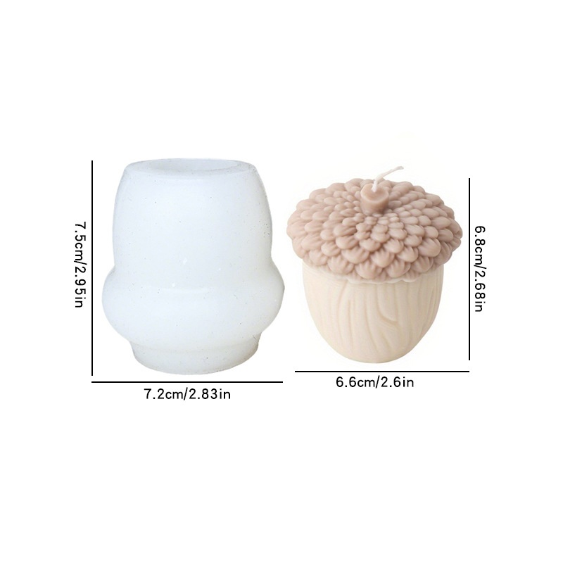 DIY Pinecone Candle Silicone H - đánh giá và giá Candle Making Business