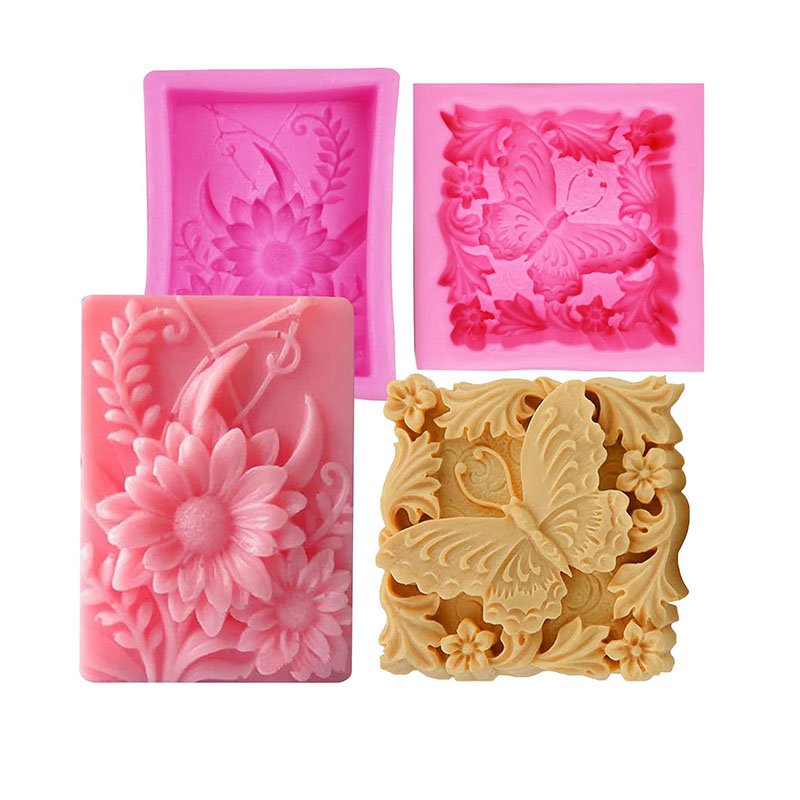 Silicone Soap Mold 3D Butterfl - đánh giá và giá Candle Making Bath