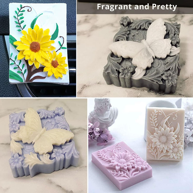 Silicone Soap Mold 3D Butterfl - đánh giá và giá Candle Making Bath