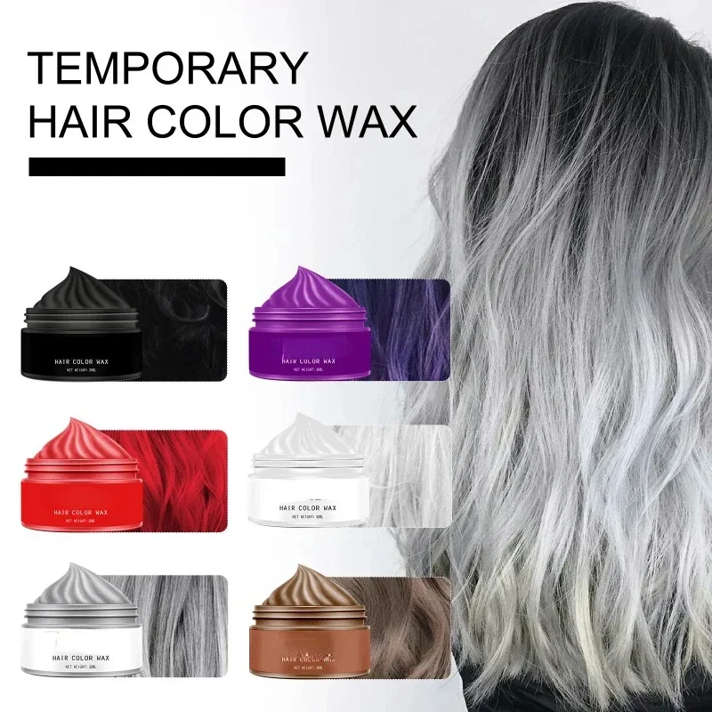 Temporary Dye Hair Wax Gray Ha - đánh giá và giá Candle Dye Chip