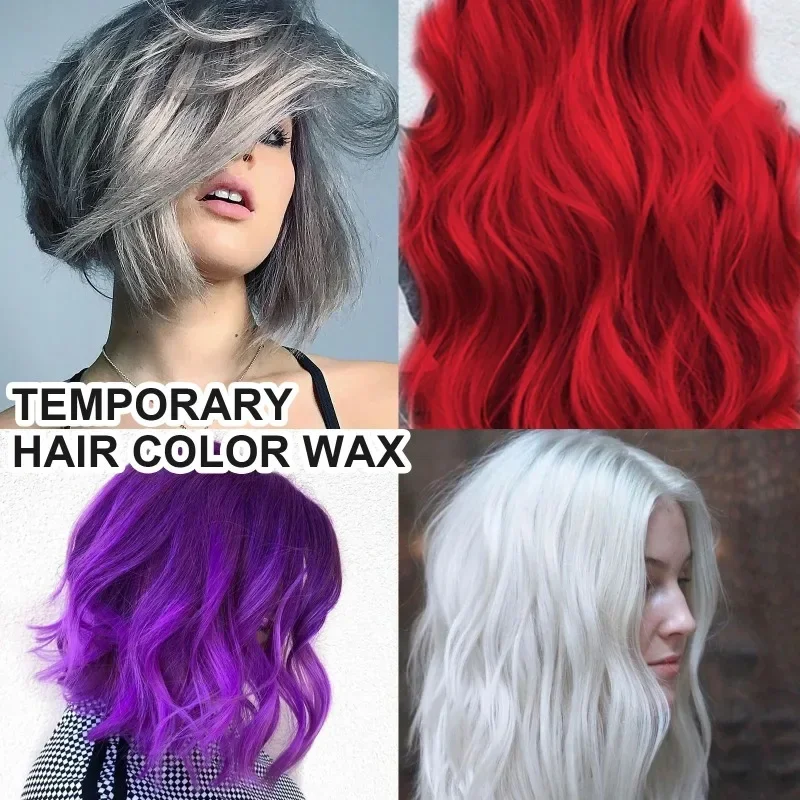 Temporary Dye Hair Wax Gray Ha - đánh giá và giá Candle Dye Chip