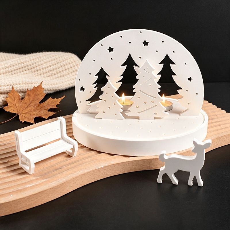 Christmas Elk Tealight Candle  - đánh giá và giá Candle Making Business