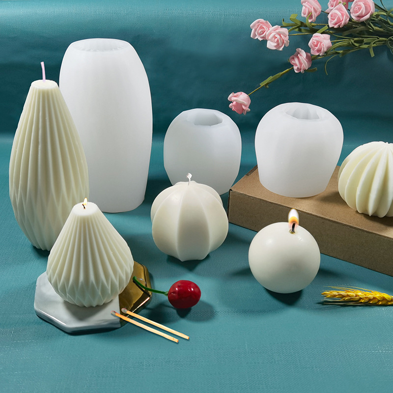 3D Silicone Candle Molds Geome - đánh giá và giá Candle Making Bath
