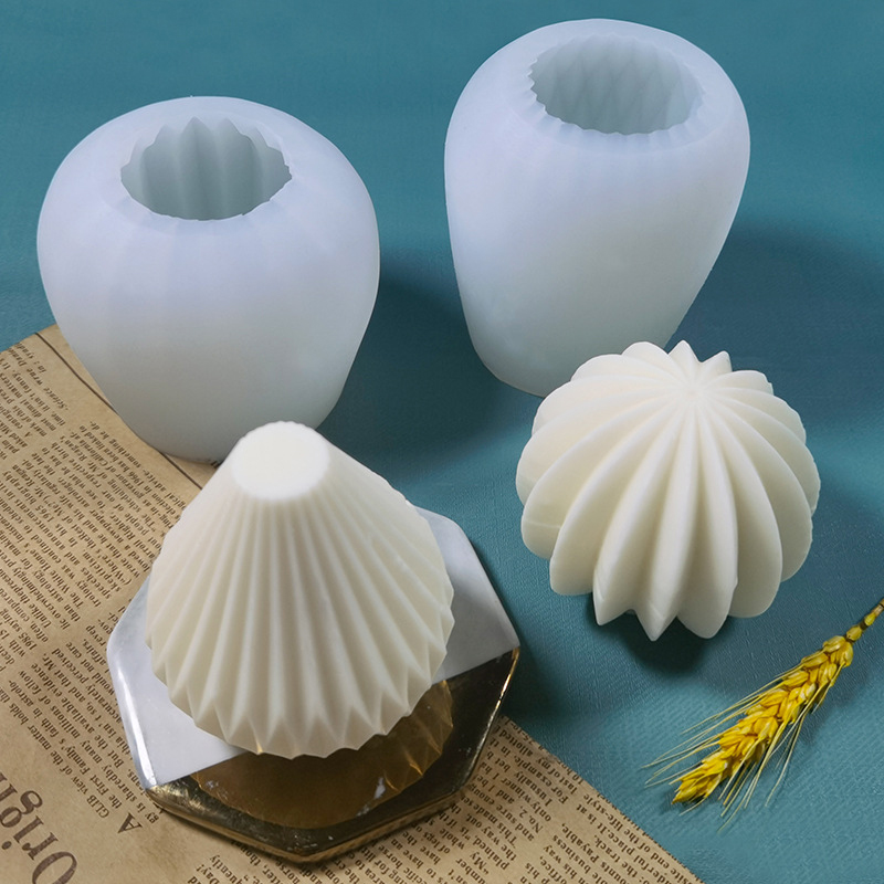 3D Silicone Candle Molds Geome - đánh giá và giá Candle Making Bath