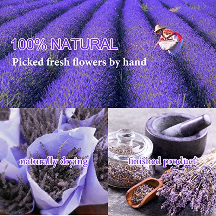 9 Bags Dried Flowers, 100% Nat - đánh giá và giá Candle Making Bath