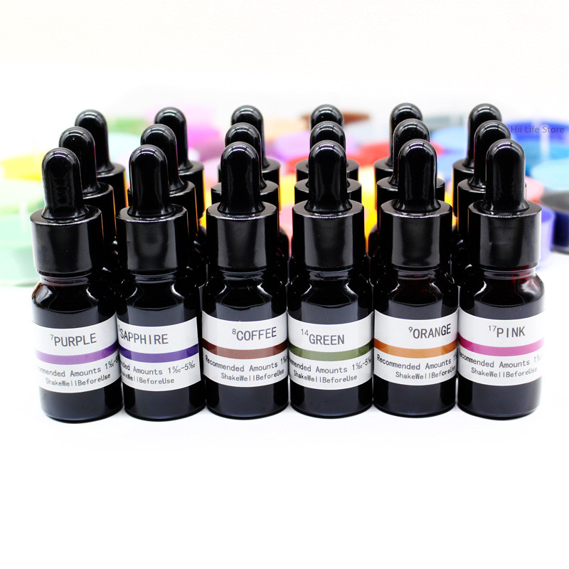 10ml Liquid Candle Dye High Co - đánh giá và giá Candle Dye Chip