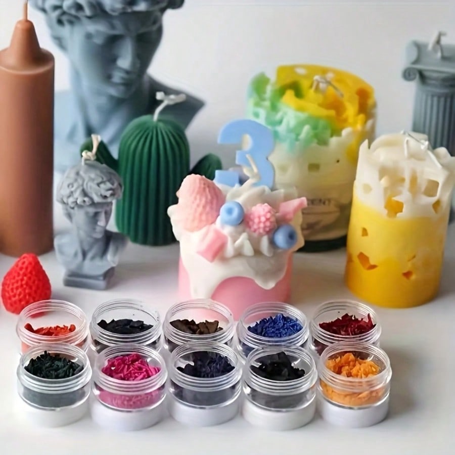 34-Color/16-Color/12-Color/6-C - đánh giá và giá Candle Dye Chip