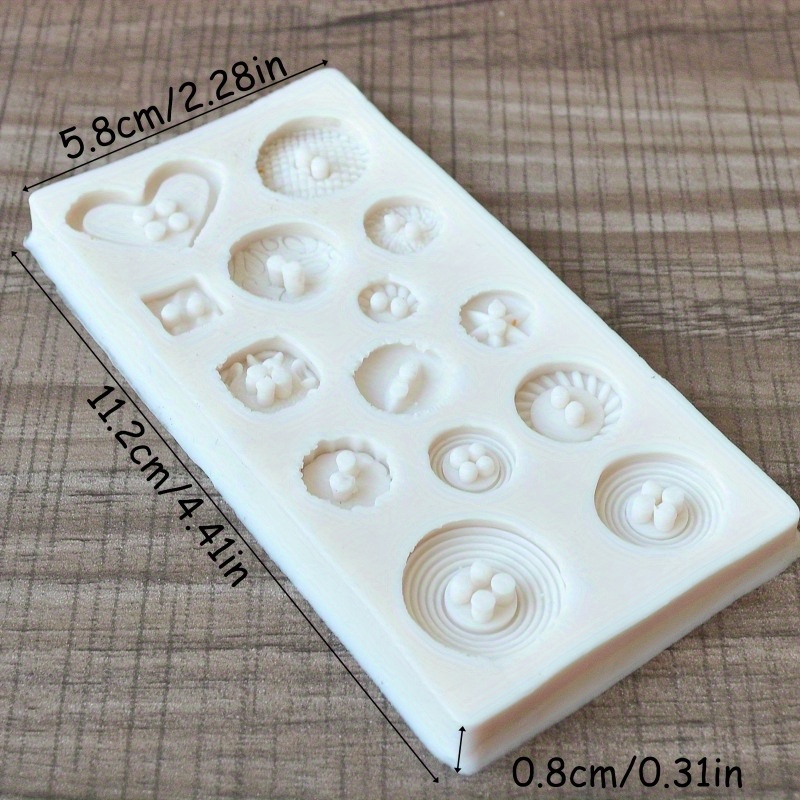 Buttons Shape Silicone Mold Si - đánh giá và giá Candle Making Business