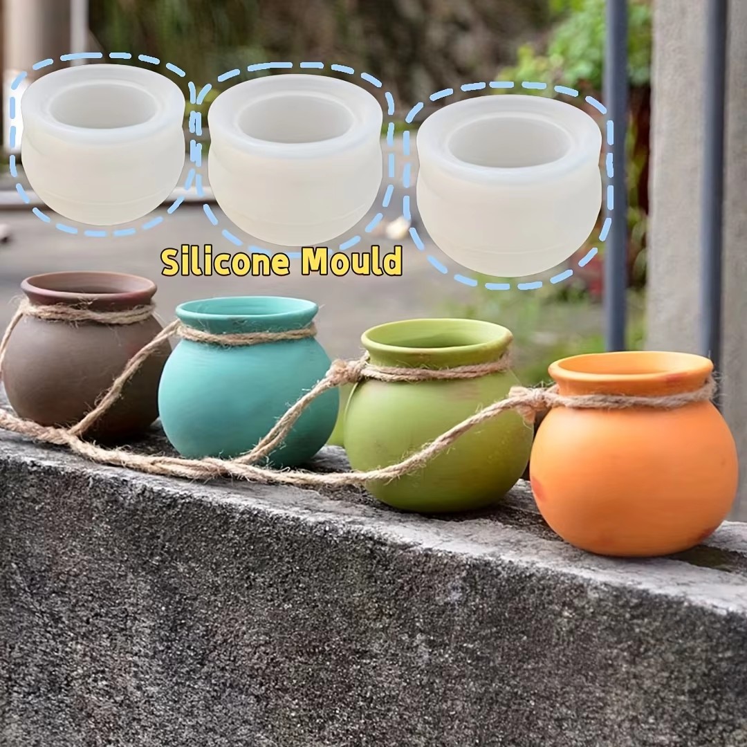 Silicone Flower Pot Molds, Res - đánh giá và giá Candle Making Things