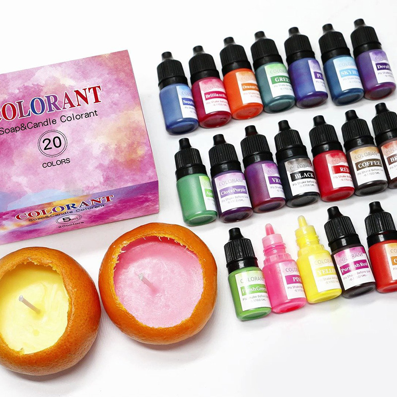 20 Color Candle Dyes Pigment A - đánh giá và giá Candle Dye Chip