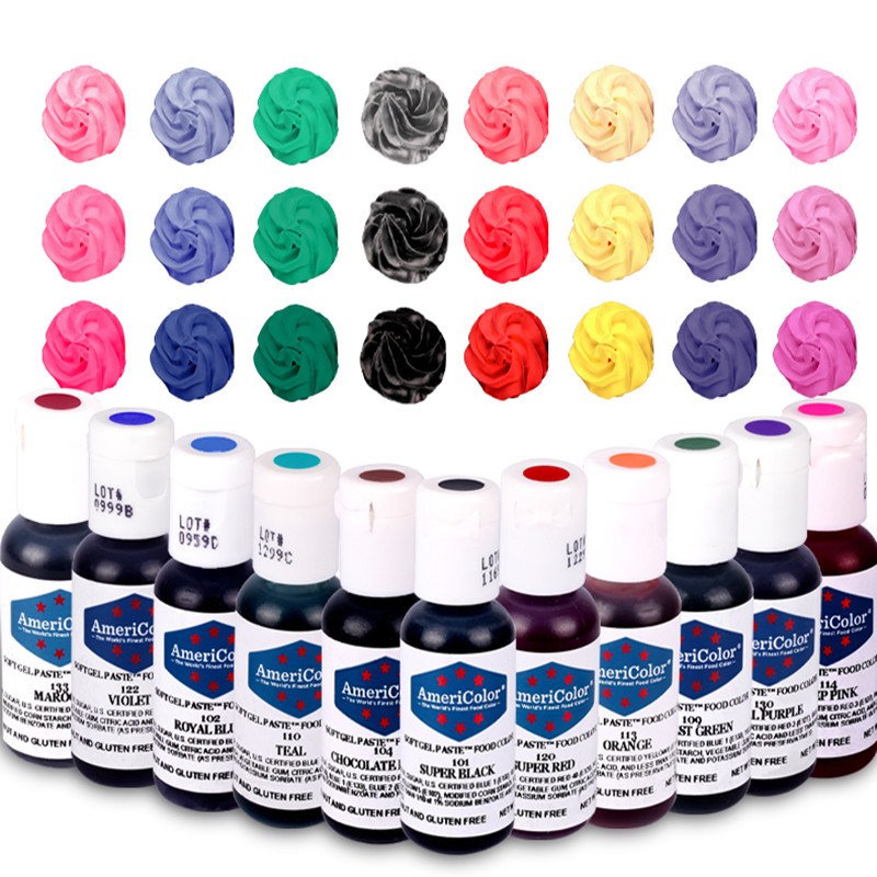 Americolor 22 colors Food Grad - đánh giá và giá Candle Dye Chip