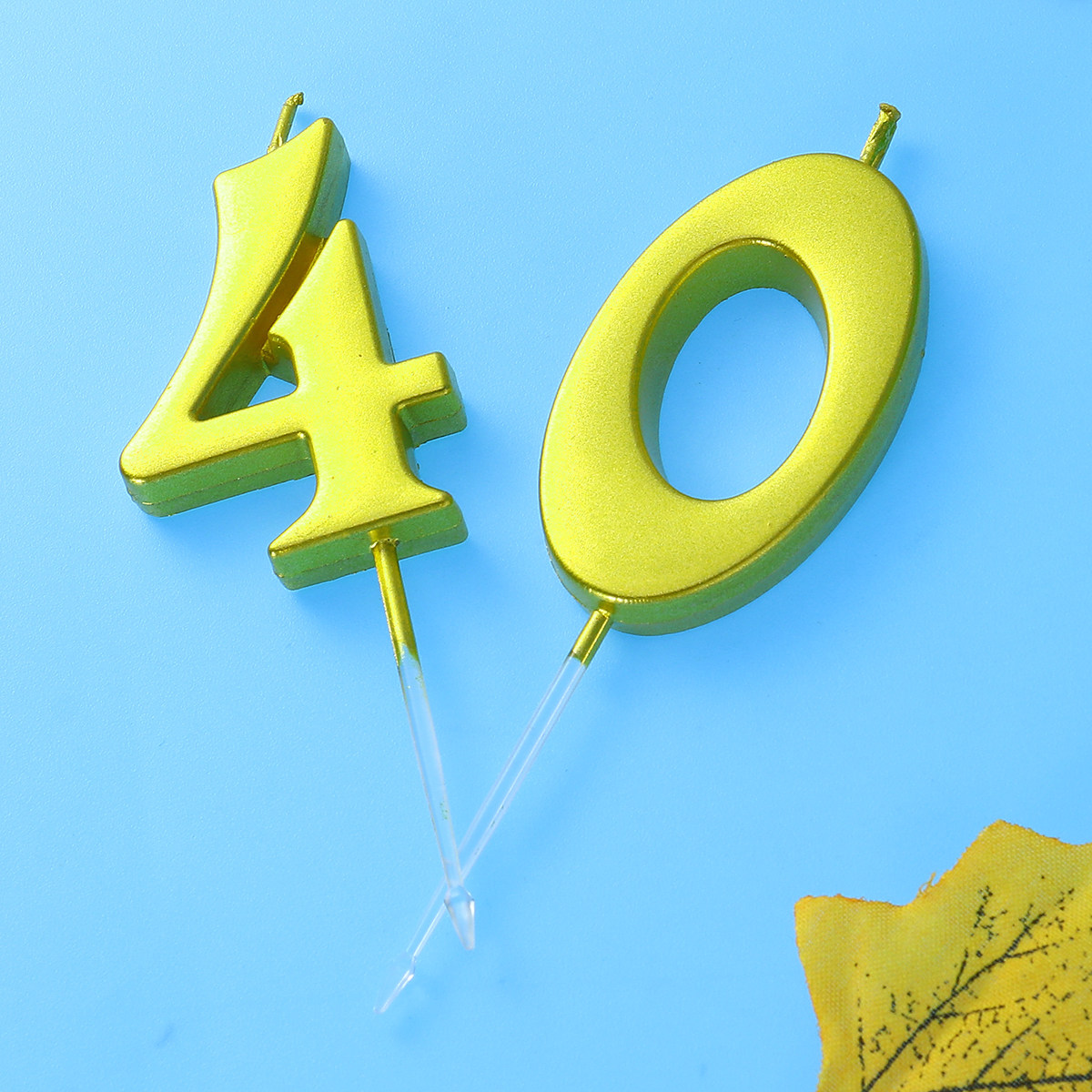 2Pcs 40 Birthday Number Candle - đánh giá và giá Candle Making Things