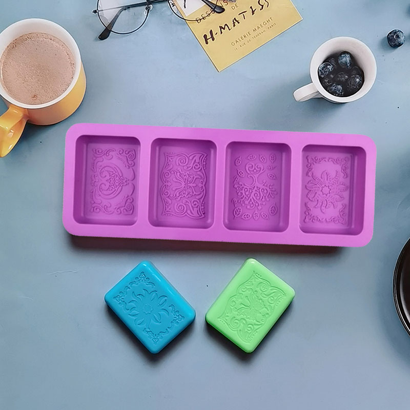 Flower Pattern Silicone Mold F - đánh giá và giá Candle Making Bath