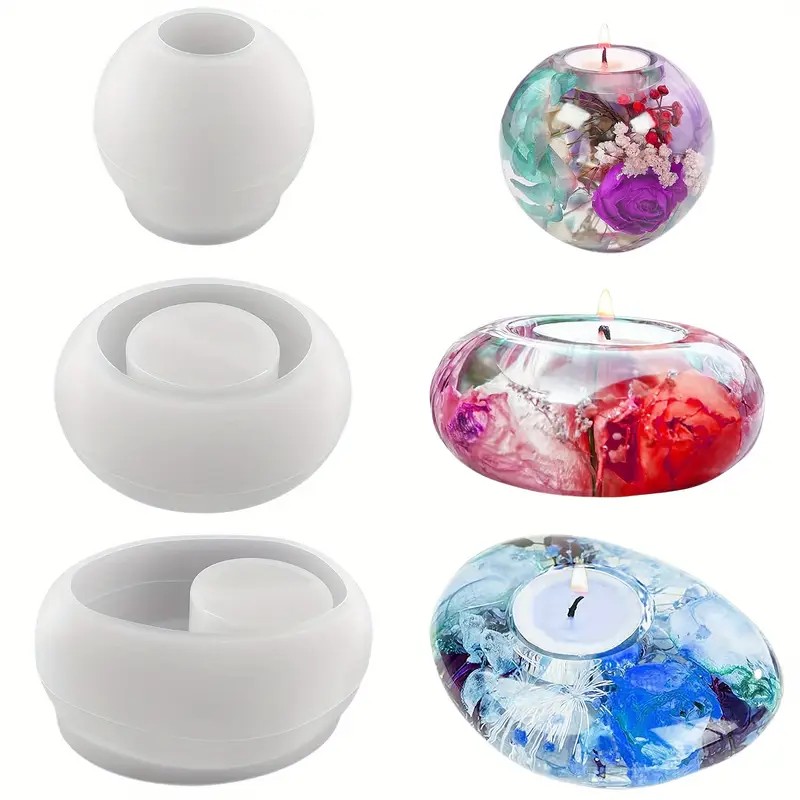 Tealight Candle Holder Resin S - đánh giá và giá Candle Making Things