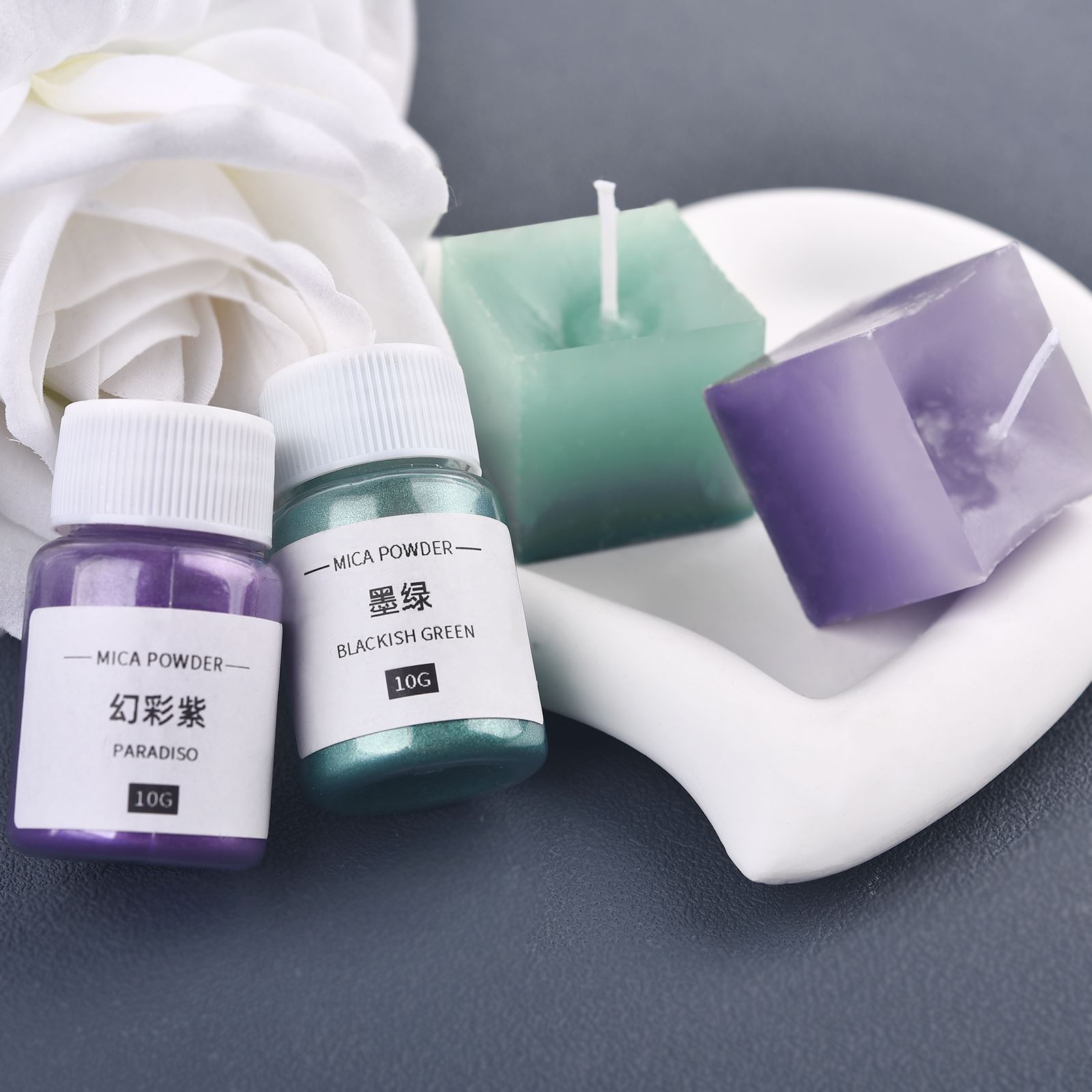 10g Candle Pearlescent Mica Po - đánh giá và giá Candle Dye Chip