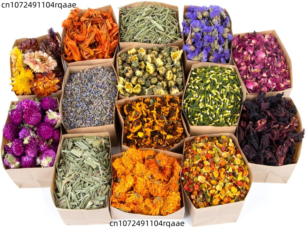 Premium Natural Dried Flowers  - đánh giá và giá Candle Making Bath