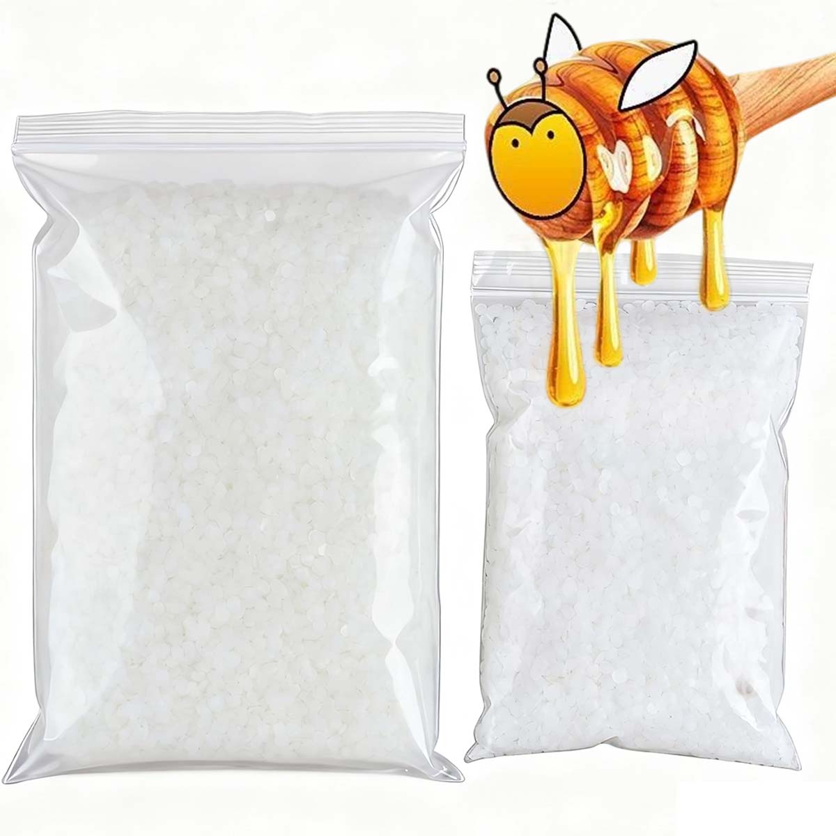 200g-1000g White Beeswax Pure  - đánh giá và giá Candle Making Wax