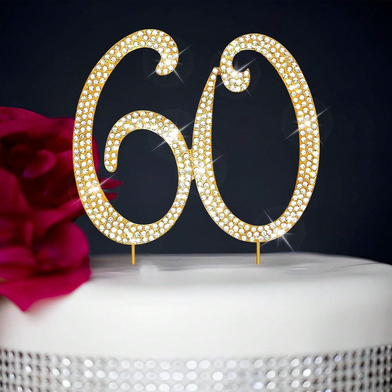 Large Gold Rhinestone Number C - đánh giá và giá Candle Making Things