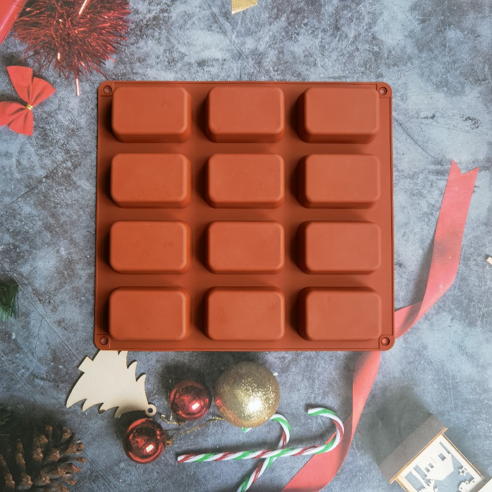 12 Cavity Square Silicone Soap - đánh giá và giá Candle Making Business