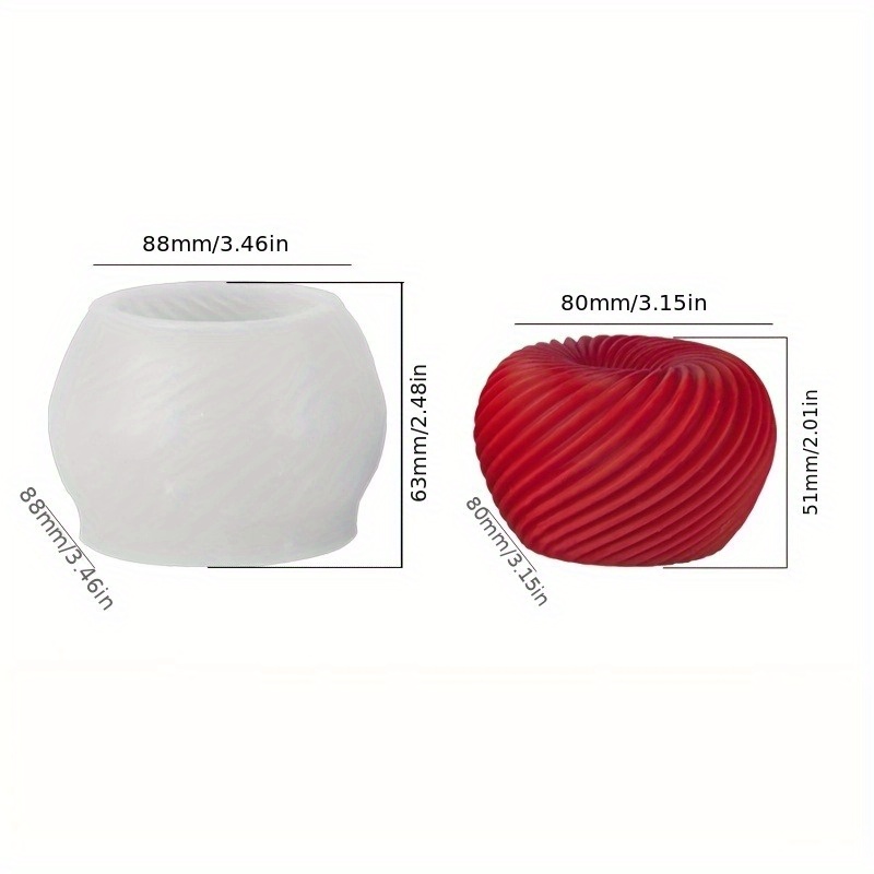 A trendy red apple silicone mo - đánh giá và giá Candle Making Things