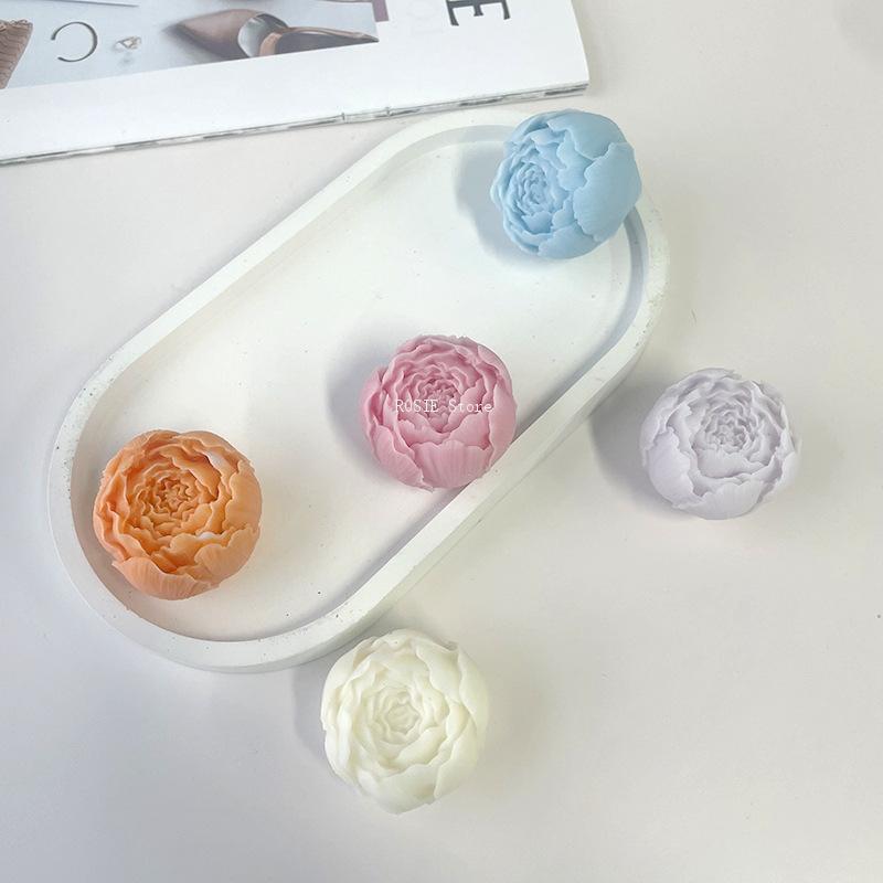 3D Peony Flower Silicone Mold  - đánh giá và giá Candle Making Business