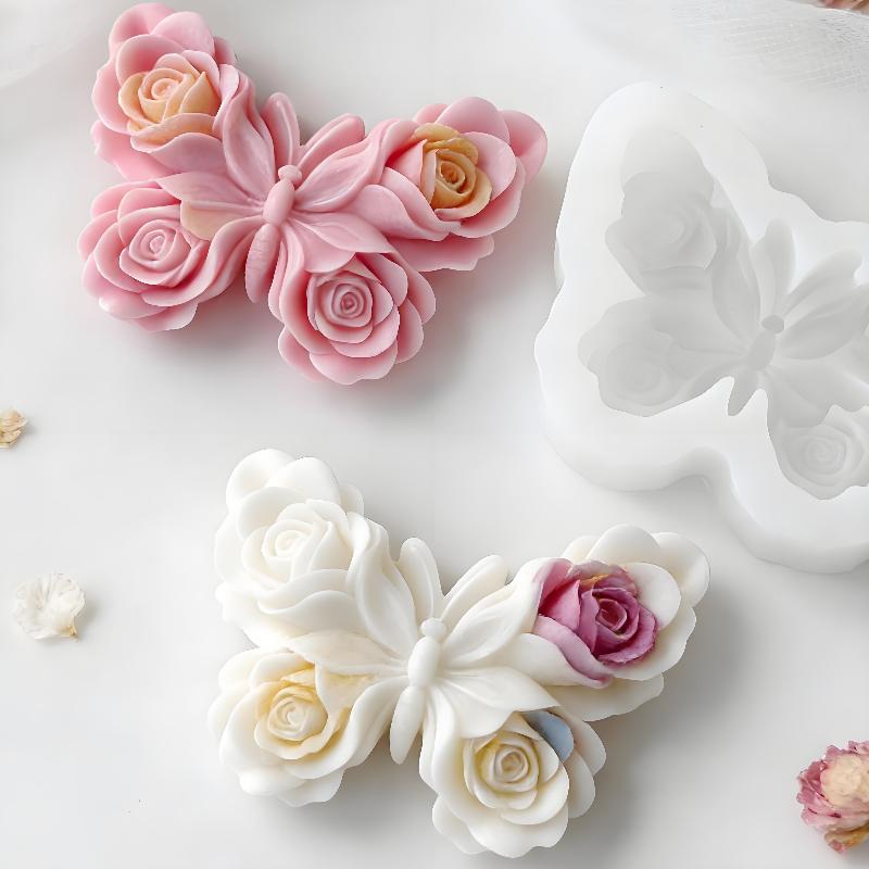 DIY Rose Butterfly Form Silico - đánh giá và giá Candle Making Things