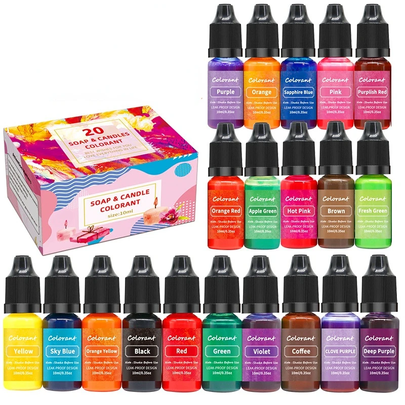 20 Màu Tập Trung Cao Handmade  - đánh giá và giá Candle Dye Chip