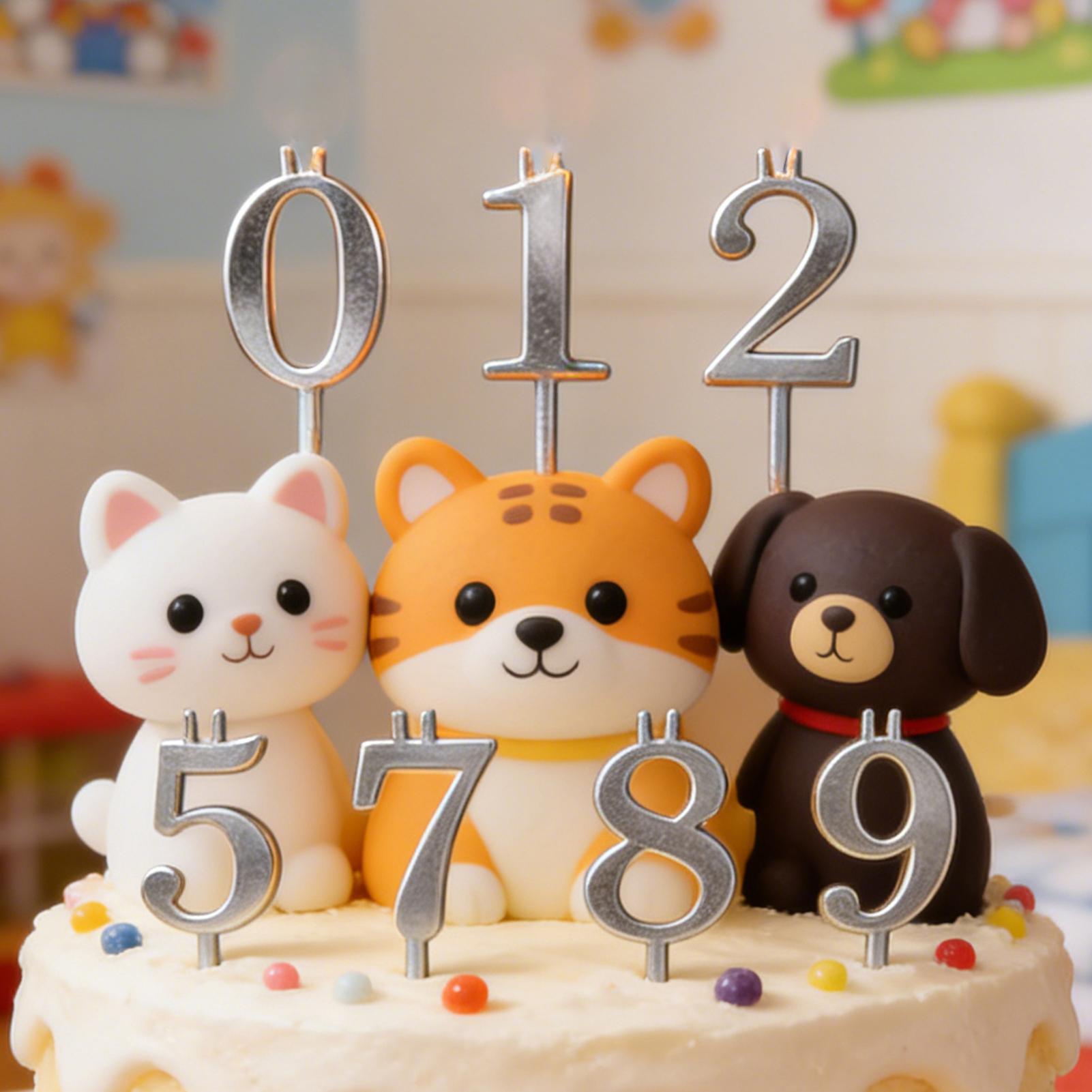 10pcs 0-9 Number Cake Toppers  - đánh giá và giá Candle Making Business